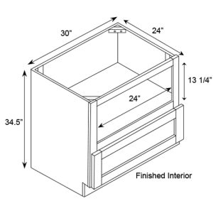 MICROWAVE BASE CABINET