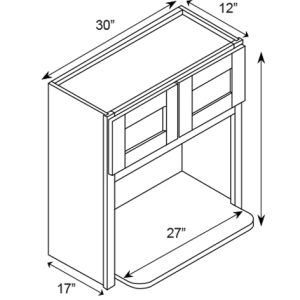 WALL MICROWAVE CABINET